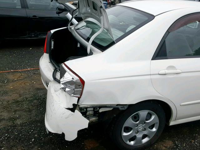 KNAFE122885580187 - 2008 KIA SPECTRA EX WHITE photo 9