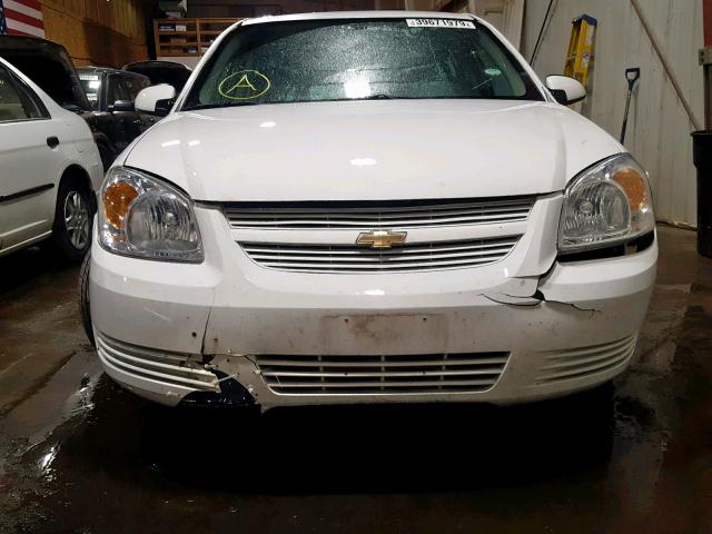 1G1AL58F487274833 - 2008 CHEVROLET COBALT LT WHITE photo 9