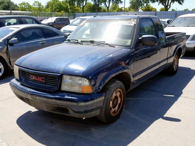 1GTCS19X5W8540595 - 1998 GMC SONOMA BLUE photo 2