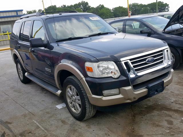 1FMEU64E87UB87375 - 2007 FORD EXPLORER E GRAY photo 1