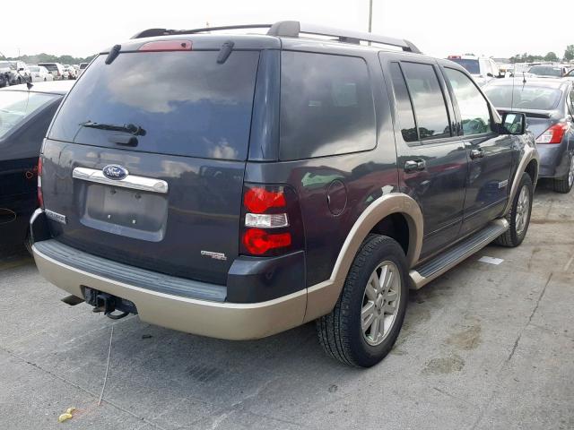 1FMEU64E87UB87375 - 2007 FORD EXPLORER E GRAY photo 4