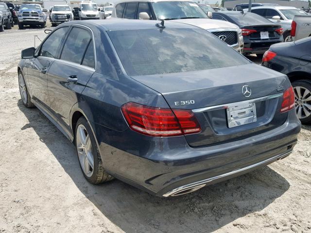 WDDHF5KB8EB037408 - 2014 MERCEDES-BENZ E 350 CHARCOAL photo 3