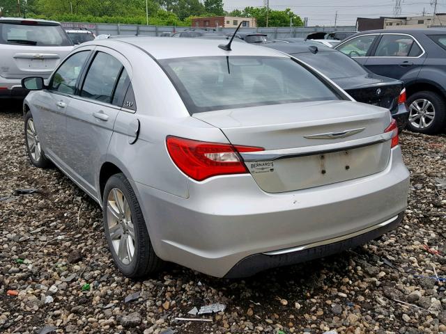 1C3BC1FB9BN624128 - 2011 CHRYSLER 200 TOURIN SILVER photo 3