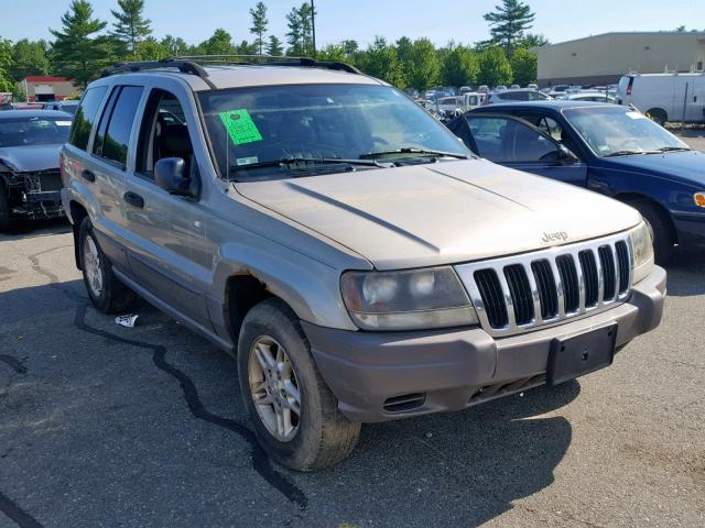 1J4GW48S43C544332 - 2003 JEEP GRAND CHER GRAY photo 1