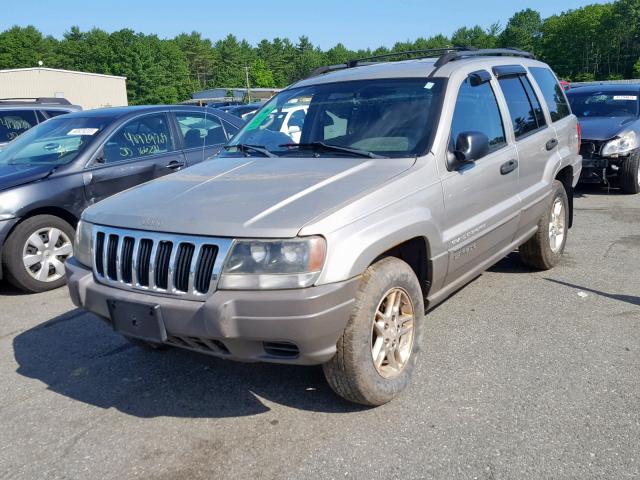 1J4GW48S43C544332 - 2003 JEEP GRAND CHER GRAY photo 2