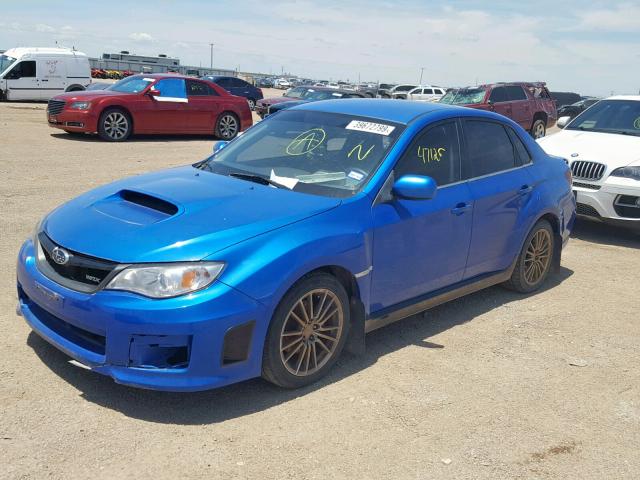 JF1GV7E62DG026463 - 2013 SUBARU IMPREZA WR BLUE photo 2