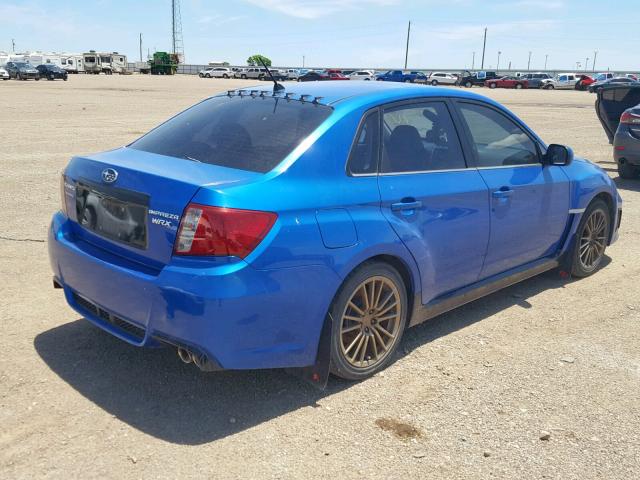 JF1GV7E62DG026463 - 2013 SUBARU IMPREZA WR BLUE photo 4