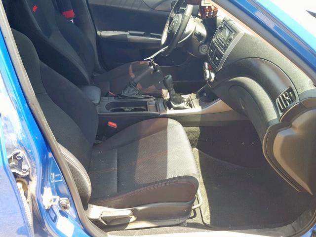 JF1GV7E62DG026463 - 2013 SUBARU IMPREZA WR BLUE photo 5