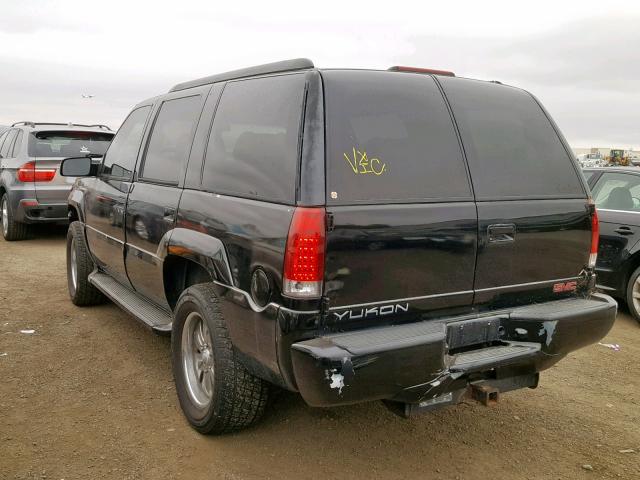 1GKEK13R0YR161587 - 2000 GMC YUKON DENA BLACK photo 3