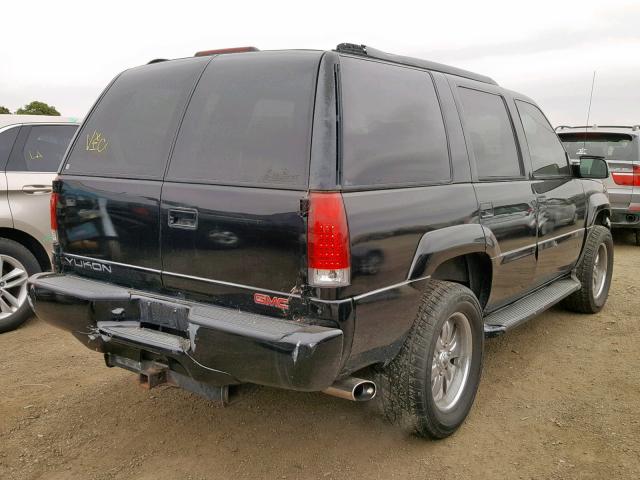 1GKEK13R0YR161587 - 2000 GMC YUKON DENA BLACK photo 4