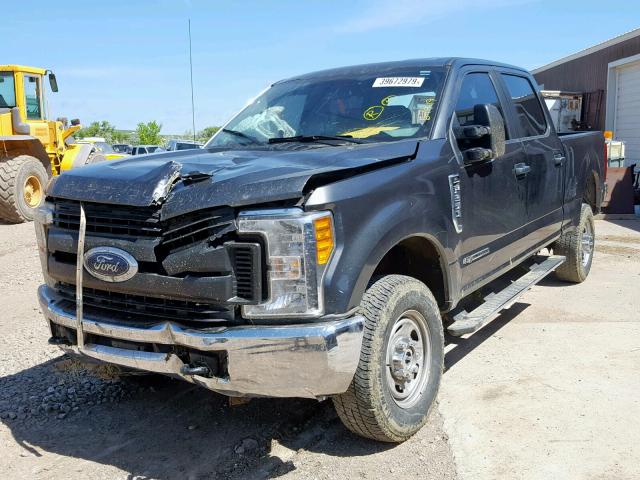 1FT7W2BT5HEB40477 - 2017 FORD F250 SUPER CHARCOAL photo 2