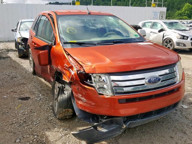 2FMDK38CX7BB61990 - 2007 FORD EDGE SEL ORANGE photo 1