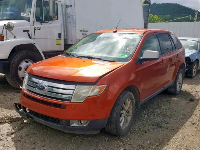 2FMDK38CX7BB61990 - 2007 FORD EDGE SEL ORANGE photo 2