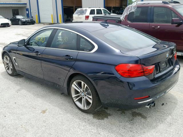 WBA4F7C50HG787287 - 2017 BMW 430I GRAN BLUE photo 3