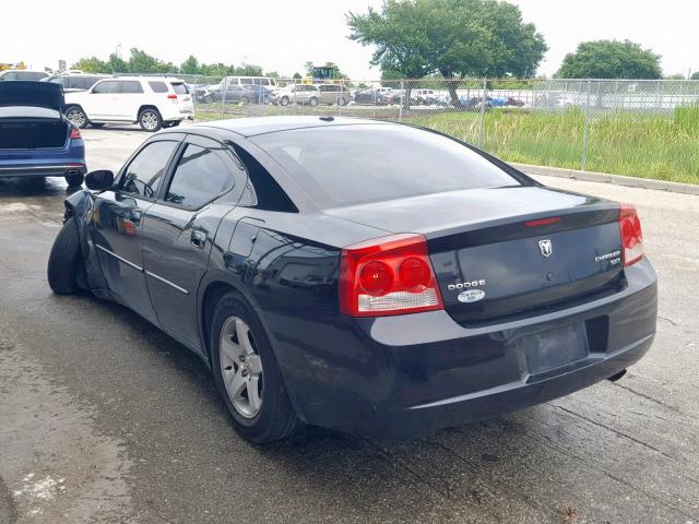 2B3CA3CV9AH186882 - 2010 DODGE CHARGER SX BLACK photo 3