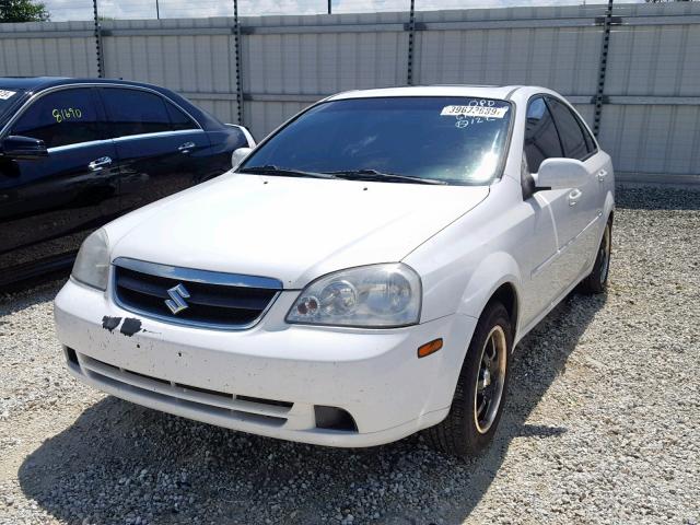 KL5JD56ZX6K421724 - 2006 SUZUKI FORENZA WHITE photo 2