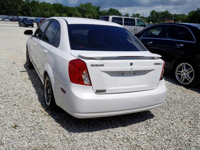 KL5JD56ZX6K421724 - 2006 SUZUKI FORENZA WHITE photo 3