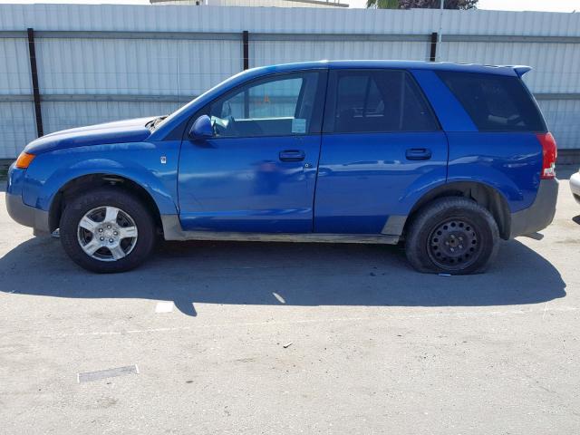 5GZCZ53475S822545 - 2005 SATURN VUE BLUE photo 9