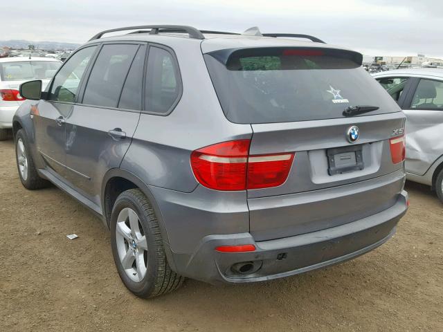 5UXFE43518L006666 - 2008 BMW X5 3.0I GRAY photo 3