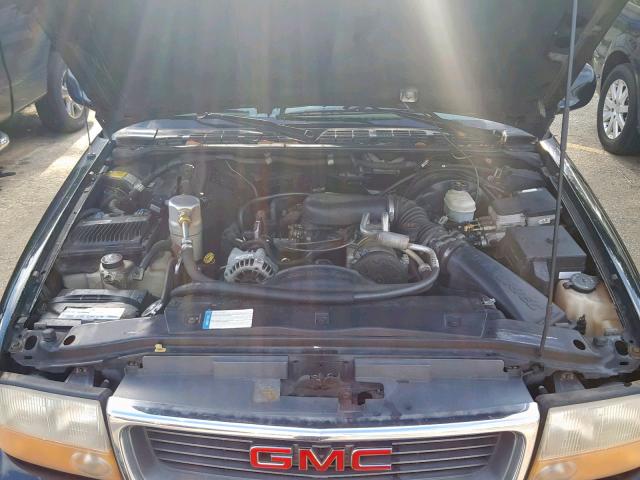 1GKDT13W5W2569992 - 1998 GMC JIMMY BLACK photo 7