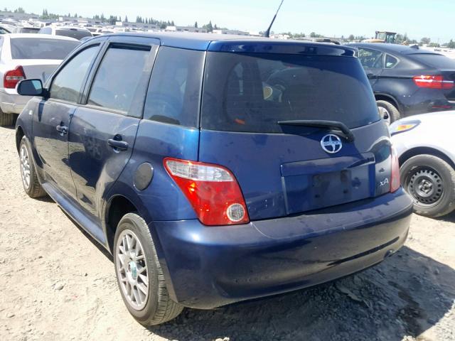 JTKKT624860133948 - 2006 TOYOTA SCION XA BLUE photo 3