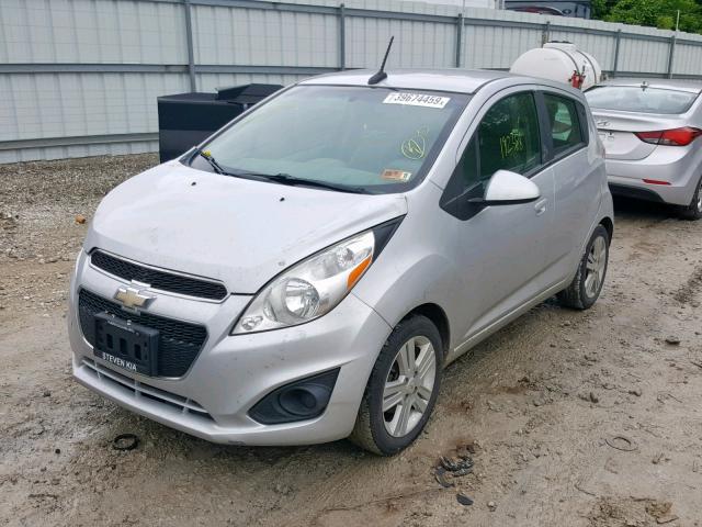 KL8CA6S97DC552665 - 2013 CHEVROLET SPARK LS GRAY photo 2