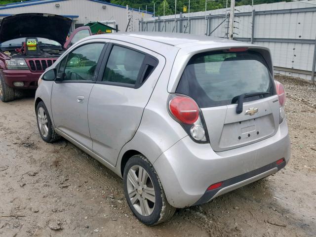 KL8CA6S97DC552665 - 2013 CHEVROLET SPARK LS GRAY photo 3