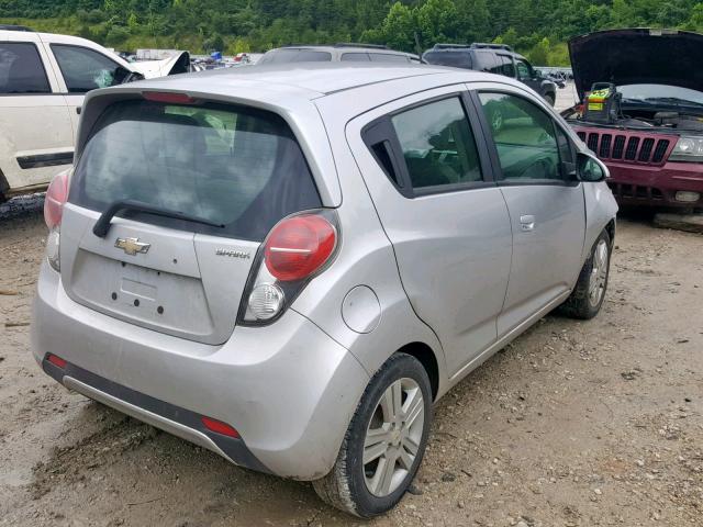 KL8CA6S97DC552665 - 2013 CHEVROLET SPARK LS GRAY photo 4