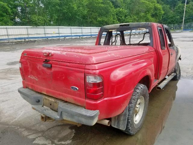 1FTZR45E94PA83059 - 2004 FORD RANGER SUP BURN photo 4