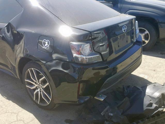 JTKJF5C71E3069383 - 2014 TOYOTA SCION TC BLACK photo 10