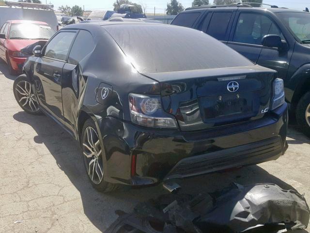 JTKJF5C71E3069383 - 2014 TOYOTA SCION TC BLACK photo 3