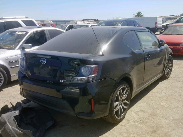 JTKJF5C71E3069383 - 2014 TOYOTA SCION TC BLACK photo 4