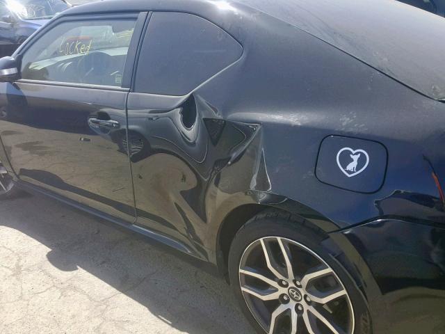 JTKJF5C71E3069383 - 2014 TOYOTA SCION TC BLACK photo 9