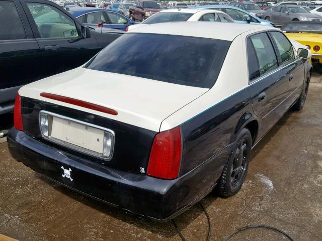 1G6KD54Y02U259306 - 2002 CADILLAC DEVILLE TWO TONE photo 4