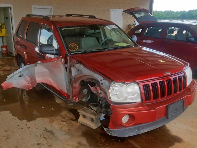 1J4GR48K75C515613 - 2005 JEEP GRAND CHER RED photo 1