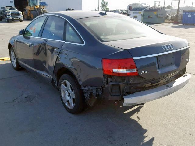 WAUAH74F86N164531 - 2006 AUDI A6 3.2 BLACK photo 3