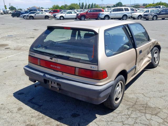 2HGED6353LH563050 - 1990 HONDA CIVIC DX GOLD photo 4