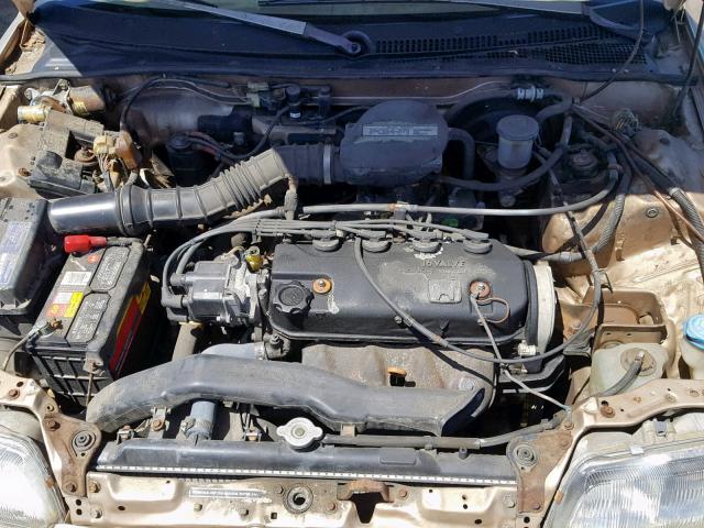 2HGED6353LH563050 - 1990 HONDA CIVIC DX GOLD photo 7