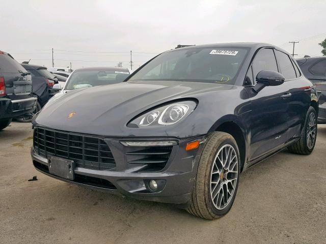 WP1AB2A58JLB33933 - 2018 PORSCHE MACAN S GRAY photo 2