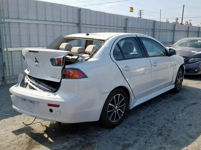 JA32U2FU7HU009011 - 2017 MITSUBISHI LANCER ES WHITE photo 4