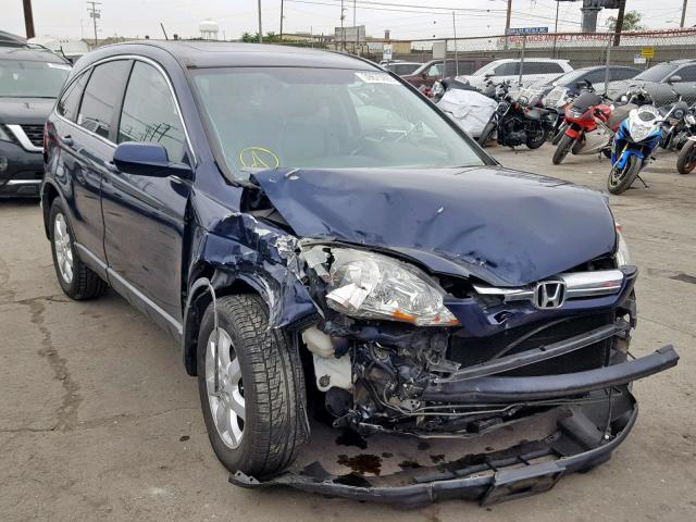 5J6RE48749L060466 - 2009 HONDA CR-V EXL BLUE photo 1