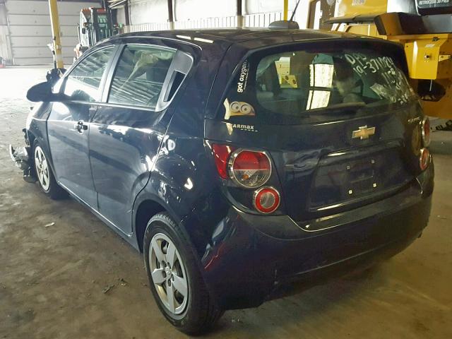 1G1JA6SH4G4129135 - 2016 CHEVROLET SONIC LS 蓝色 照片 3