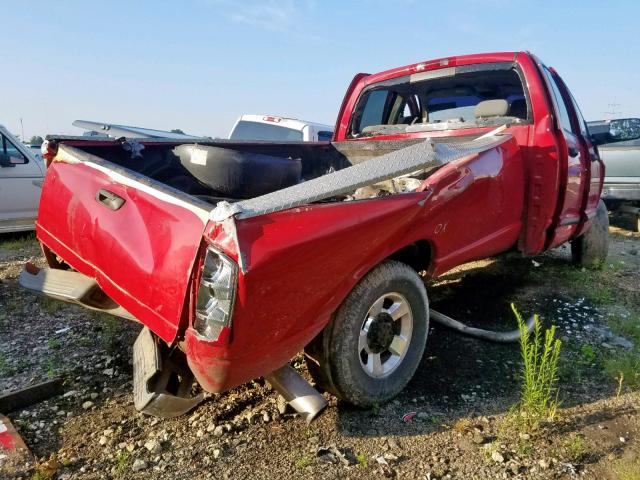 3D7KS28C86G111029 - 2006 DODGE RAM 2500 S RED photo 4