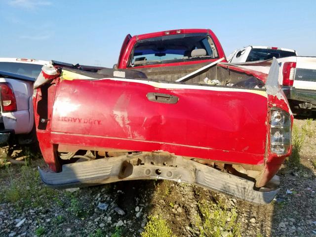 3D7KS28C86G111029 - 2006 DODGE RAM 2500 S RED photo 9