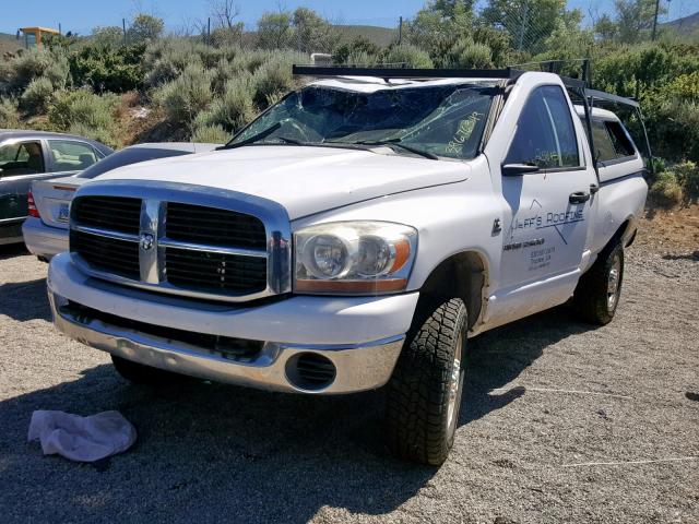 1D7KS28C26J164338 - 2006 DODGE RAM 2500 S WHITE photo 2