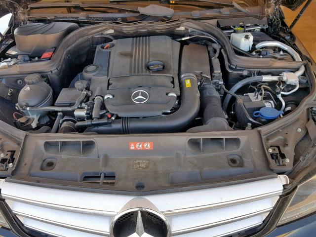 WDDGF4HB3DR281647 - 2013 MERCEDES-BENZ C 250 BLACK photo 7