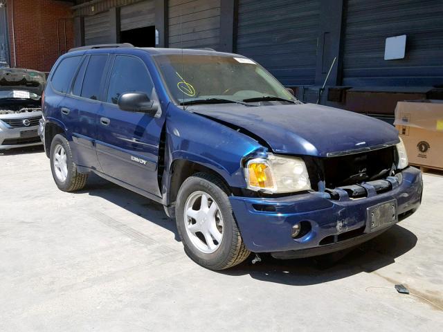 1GKDT13S442113850 - 2004 GMC ENVOY BLUE photo 1