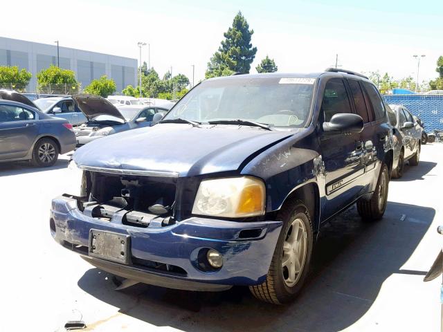 1GKDT13S442113850 - 2004 GMC ENVOY BLUE photo 2