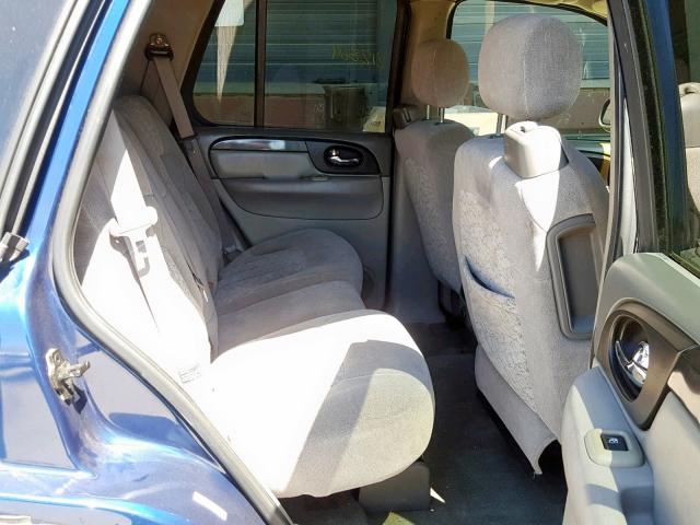 1GKDT13S442113850 - 2004 GMC ENVOY BLUE photo 6