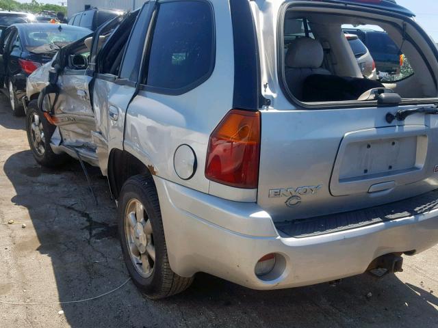 1GKDT13S952335768 - 2005 GMC ENVOY SILVER photo 10